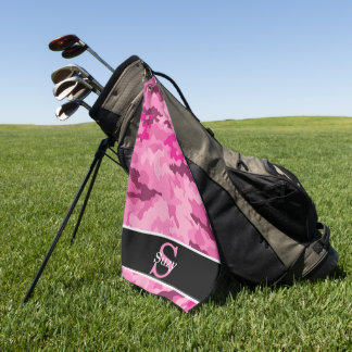 Serviette De Golf Camouflage Camouflage Camouflage Rose