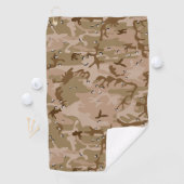 Serviette De Golf Camouflage Désert Avec Galets, Militaire, Armée (En situation)