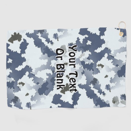 Serviette De Golf Camouflage d'hiver (Horizontal)
