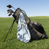 Serviette De Golf Camouflage d'hiver (Vert)