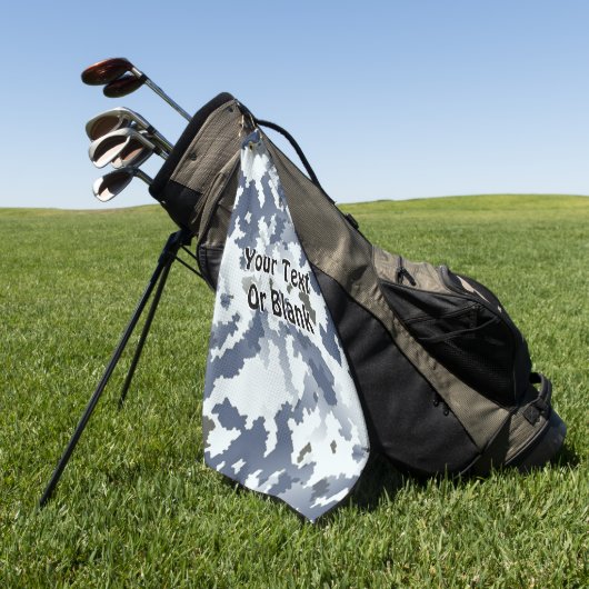 Serviette De Golf Camouflage d'hiver (Vert)