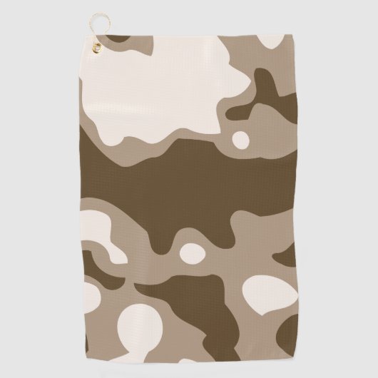 Serviette De Golf Camouflage du désert (Devant)