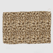 Serviette De Golf Camouflage du désert (Horizontal)