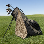 Serviette De Golf Camouflage du désert (Vert)