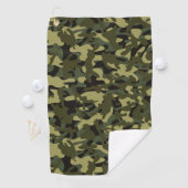 Serviette De Golf Camouflage Euro Spring (En situation)