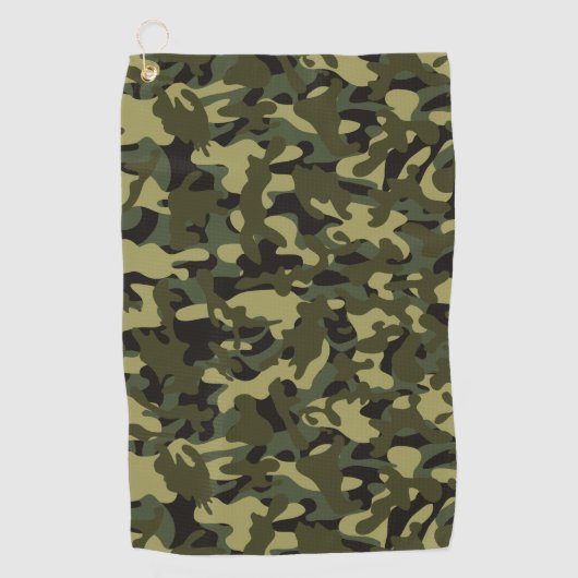 Serviette De Golf Camouflage Euro Spring (Devant)