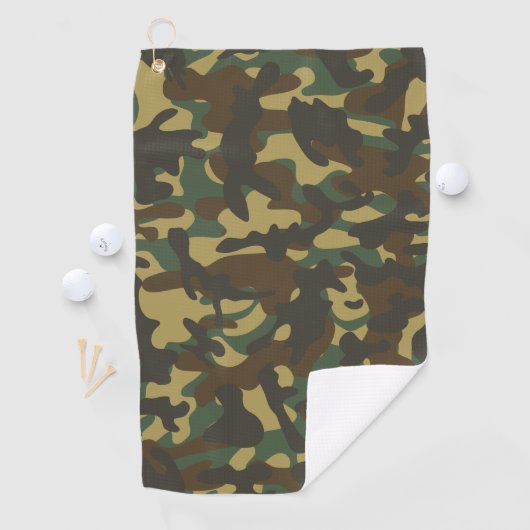Serviette De Golf Camouflage forestier (En situation)