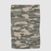 Serviette De Golf Camouflage gris (Devant)