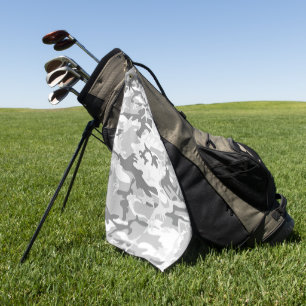Serviette De Golf Camouflage gris neige d'hiver, Militaire, Armée