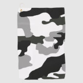 Serviette De Golf Camouflage gris urbain no 15 imprimé (Devant)