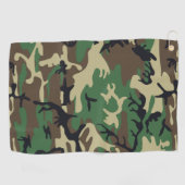Serviette De Golf Camouflage militaire (Horizontal)