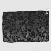 Serviette De Golf Camouflage moderne Camo-noir et gris foncé (Horizontal)