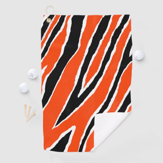 Serviette De Golf Camouflage MVB - Design vert (En situation)