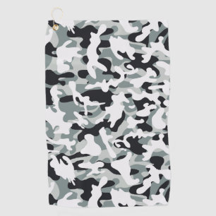 Serviette De Golf Camouflage Poussière de Neige