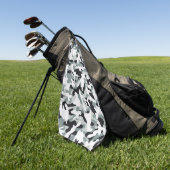 Serviette De Golf Camouflage Poussière de Neige (Vert)