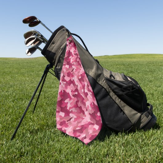 Serviette De Golf Camouflage Urbain de Style (Vert)