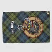 Serviette De Golf Campbell Crest (Horizontal)