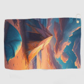 Serviette De Golf Camping au lever du soleil (Horizontal)