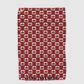Serviette de golf Canada Drapeau serviettes de gol (Devant)
