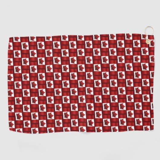 Serviette de golf Canada Drapeau serviettes de gol (Horizontal)