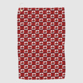 Serviette de golf Canada Drapeau serviettes de gol (Devant)
