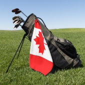 Serviette de golf Canada Flag (Vert)