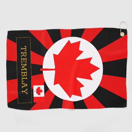 Serviette De Golf Canada Golf & premium Canadian Flag / Patriotes (Horizontal)