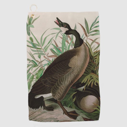 Serviette De Golf Canada Goose Birds of America Audubon (Devant)