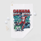 Serviette De Golf Canada Mode de but squelette attaquant nations dyn (En situation)