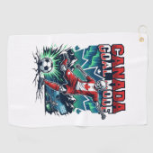 Serviette De Golf Canada Mode de but squelette attaquant nations dyn (Horizontal)