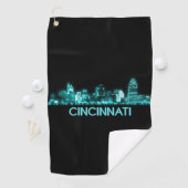 Serviette De Golf Cancinnati Skyline (En situation)