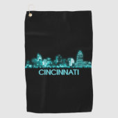 Serviette De Golf Cancinnati Skyline (Devant)