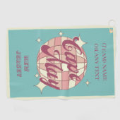 Serviette De Golf Cape May City New Jersey USA golfer (Horizontal)