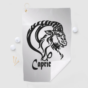 Serviette De Golf Capricorne Zodiaque de chèvre de mer
