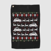 Serviette De Golf Car Christmas (Devant)