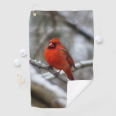 Serviette De Golf Cardinal masculin (En situation)