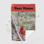 Serviette De Golf Cardinal vibrant (En situation)