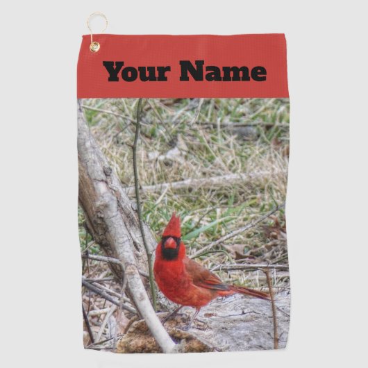 Serviette De Golf Cardinal vibrant (Devant)