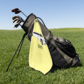 Serviette De Golf Caricature limousine (Vert)