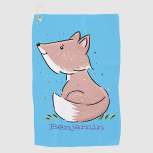 Serviette De Golf Caricature pour bébé renard