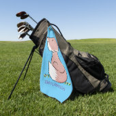 Serviette De Golf Caricature pour bébé renard (Vert)