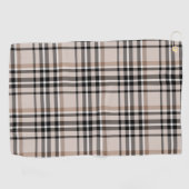 Serviette De Golf Carreaux Beige (Horizontal)