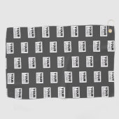 Serviette De Golf Carrelage de votre logo de conception d'image ou d (Horizontal)