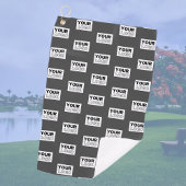 Serviette De Golf Carrelage de votre logo de conception d'image ou d
