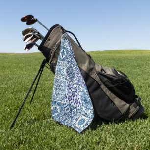 Serviette De Golf Carrelage méditerranéen, Portugais, Azulejo, Majol