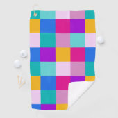 Serviette De Golf Carrés du printemps de Pâques (En situation)