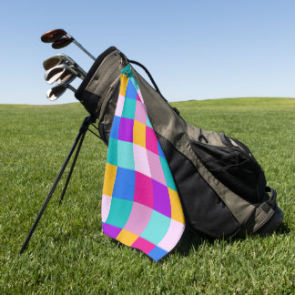 Serviette De Golf Carrés du printemps de Pâques