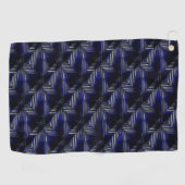 Serviette De Golf Carrés rayés avec la perception de... (Horizontal)