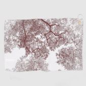 Serviette De Golf Carte des arbres 4 (Horizontal)
