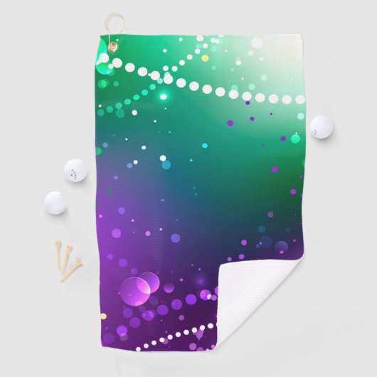 Serviette De Golf Carthagène Solive Purple (En situation)